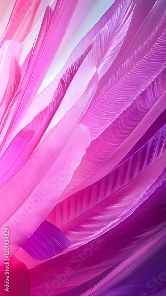 Fototapeta Abstract background with pink and purple colors, swirling lines of paint creating an elegant pattern.