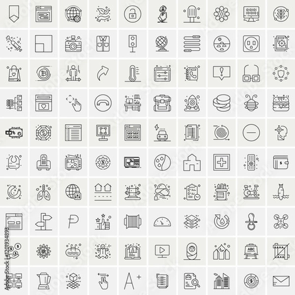 Fototapeta  Vector Icons designs