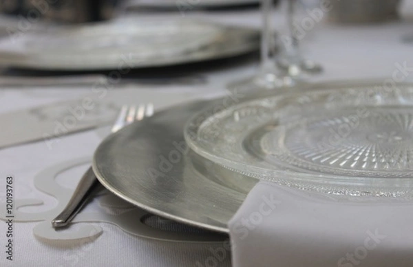 Obraz Fancy dinner table setting
