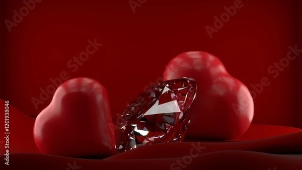 Obraz hearts & diamond