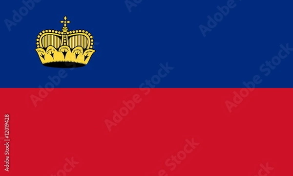 Obraz Flagge Liechtenstein