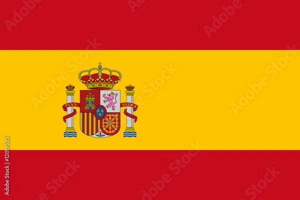 Obraz Flagge Spanien