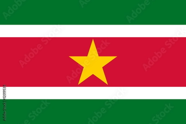 Obraz Flagge Suriname