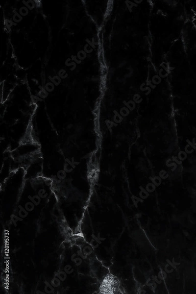 Obraz black marble texture background.