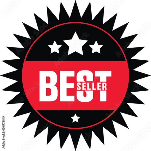 Obraz Best Seller Premium Logo Icon Vector Graphics For Marketing Ecommerce Business & Branding