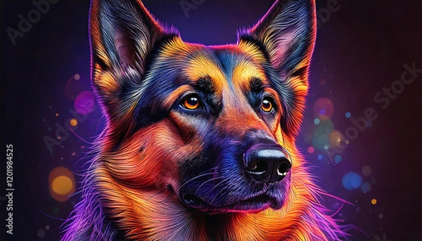 Obraz Majestic German Shepherd