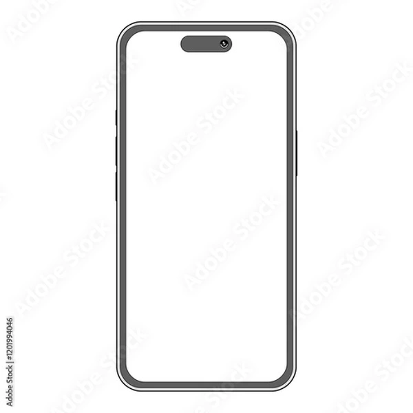 Obraz smartphone｜iphone｜outline