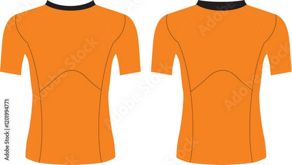 Obraz Compression Rash Guard Template Mock up