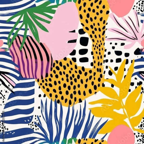 Fototapeta Animal Print Background Pattern for Textile and Fashion Use