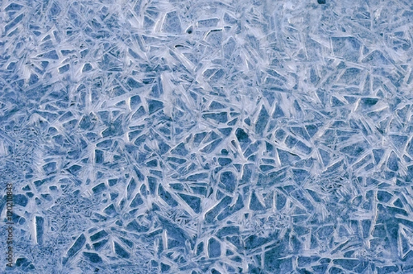 Obraz beautiful ice structure beautiful crystalline structure of ice