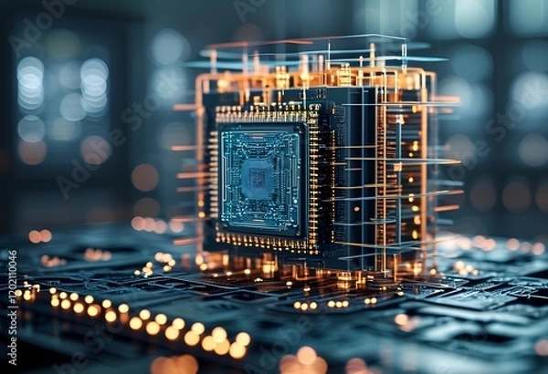 Fototapeta quantum computing