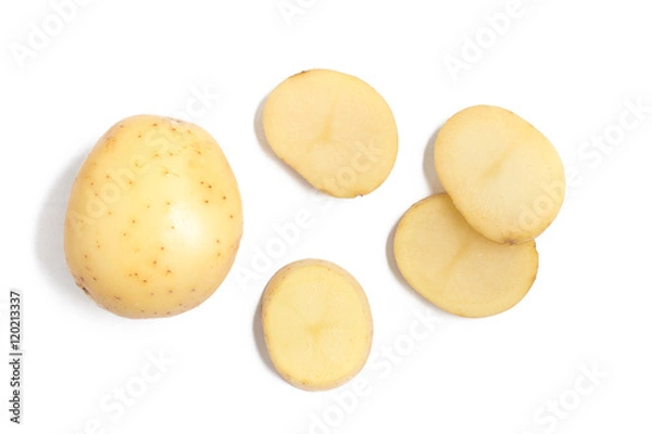 Obraz Raw Potato Sliced