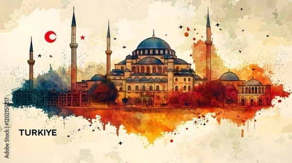 Obraz Sunset Over Istanbul