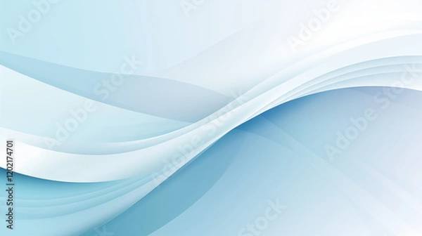 Fototapeta abstract blue wave background