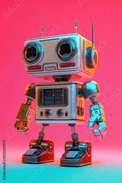 Fototapeta Robot with shoes