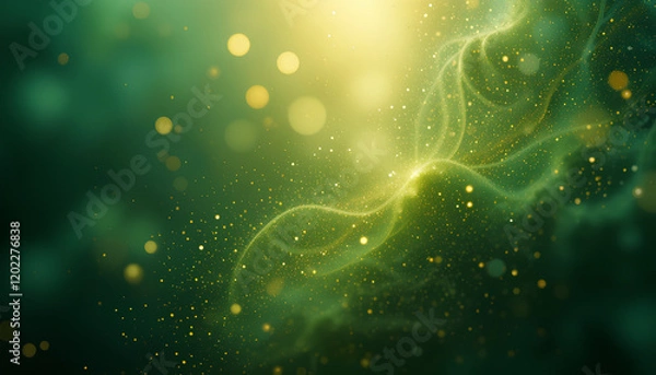 Fototapeta Abstract Green Energy Background