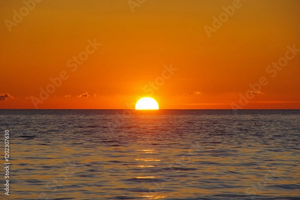 Obraz sunset over the sea