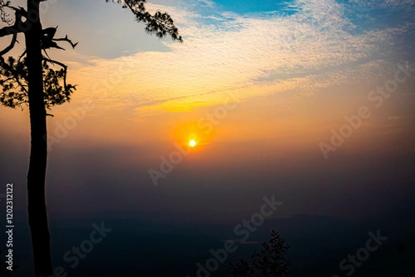 Fototapeta 朝焼け(タイ)