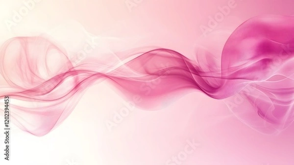 Fototapeta Abstract Pink Wave Design Soft Elegant Background