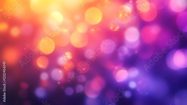 Fototapeta Abstract Background of Colorful Blurred Lights