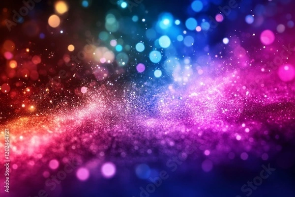 Fototapeta Colorful Glitter Abstract Background Image