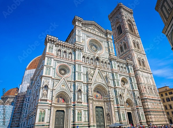 Obraz Cathedral of Santa Maria del Fiore. Close up of Duomo di Firenze in Florence, Italy