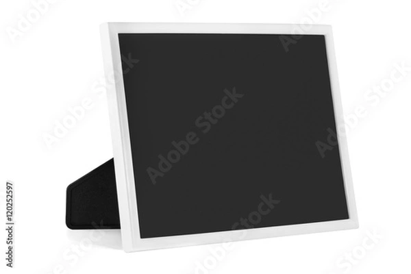 Fototapeta white table photo frame