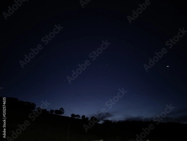 Obraz starry night sky