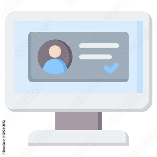 Obraz Customer Profiling Flat Icon