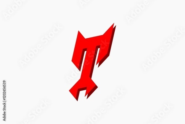 Obraz 3d rendered illustration of a T vampire