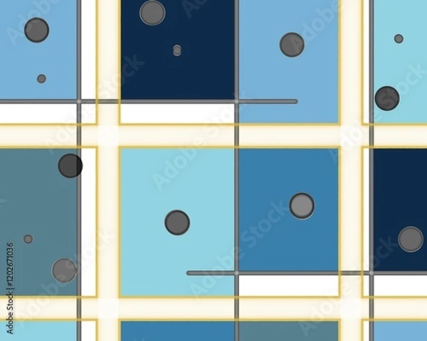 Fototapeta 3d render of a safe deposit box