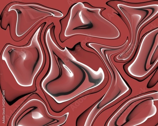 Obraz Marroon Marble effect liquid texture background wallpaper