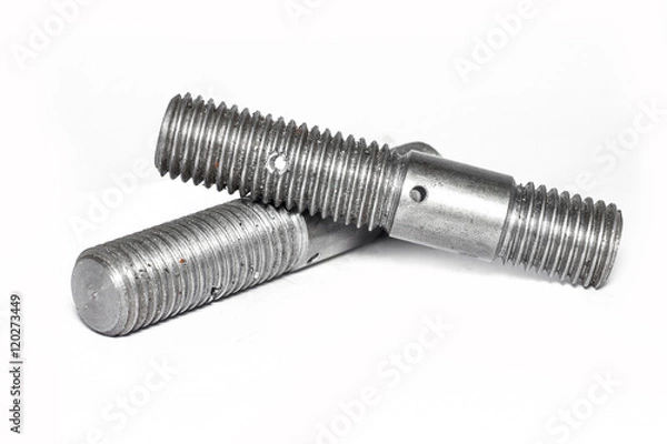 Obraz Obiekt orzechy dla przemysłu na białym tle.