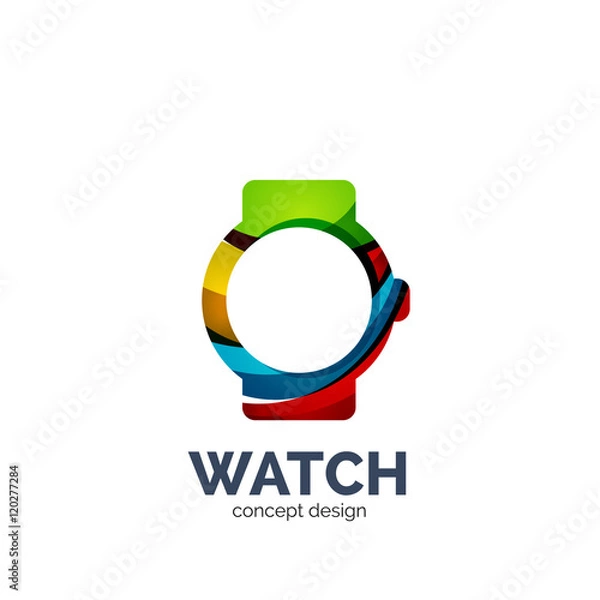Fototapeta Vector watch logo