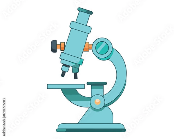 Obraz Microscope Icon symbol vector illustration isolated on white background