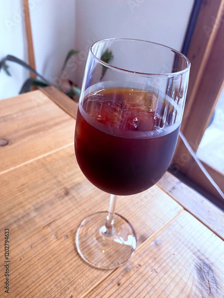 Obraz グラスに入ったコーヒー