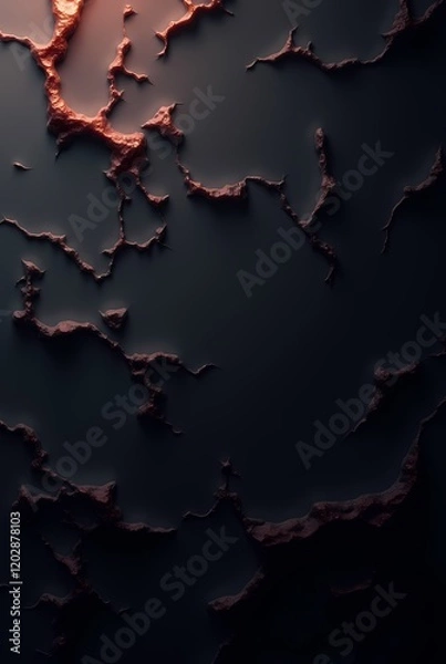 Obraz Bright black patterns on a beautiful background, gradients and transitions