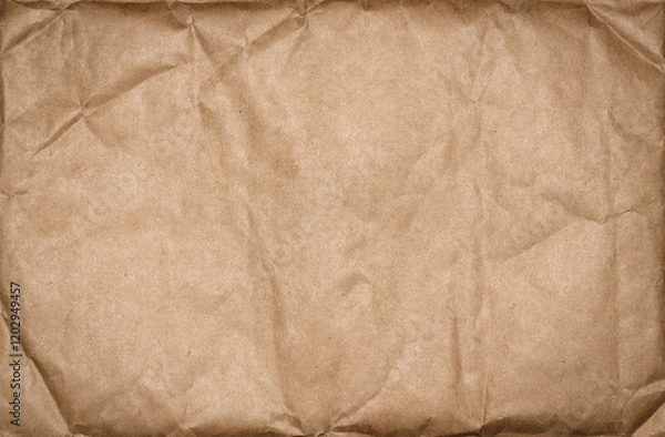Fototapeta Crumpled paper envelope texture background