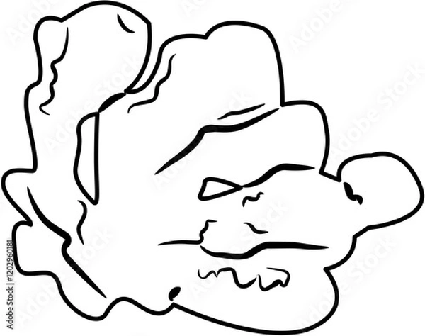 Fototapeta Spices coloring page
