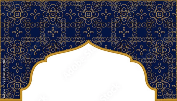 Obraz Islamic Pattern Header Decoration