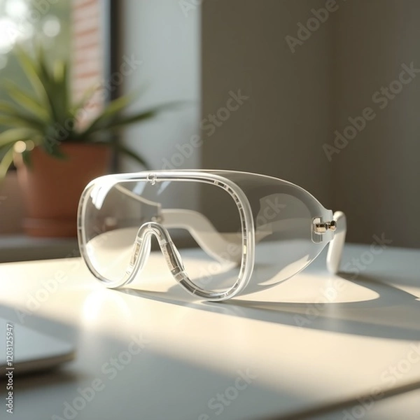 Obraz glasses on a table