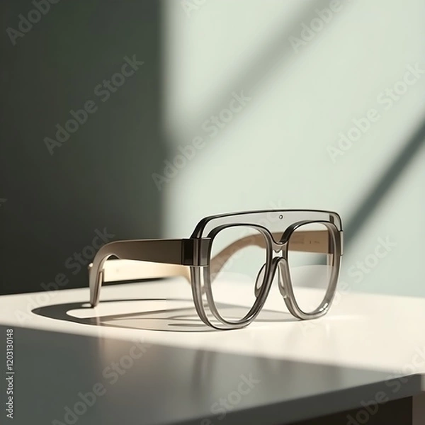 Obraz glasses and book