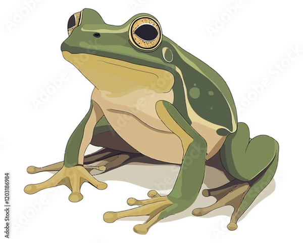 Fototapeta Multicolored Table Lamp with Bold Design and Dark Sleek Base