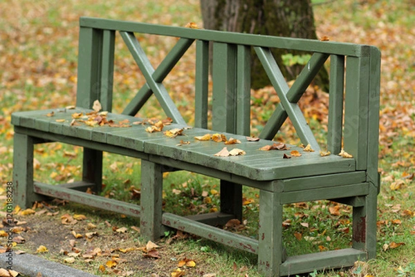 Obraz скамейка