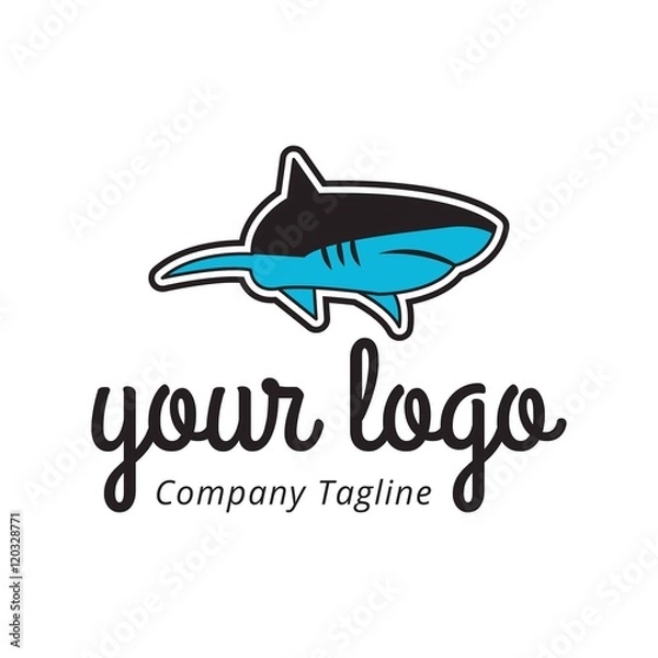Fototapeta Shark Logo 