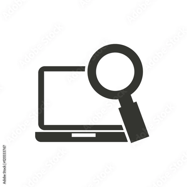 Fototapeta usefull app for laptop vector illustration design