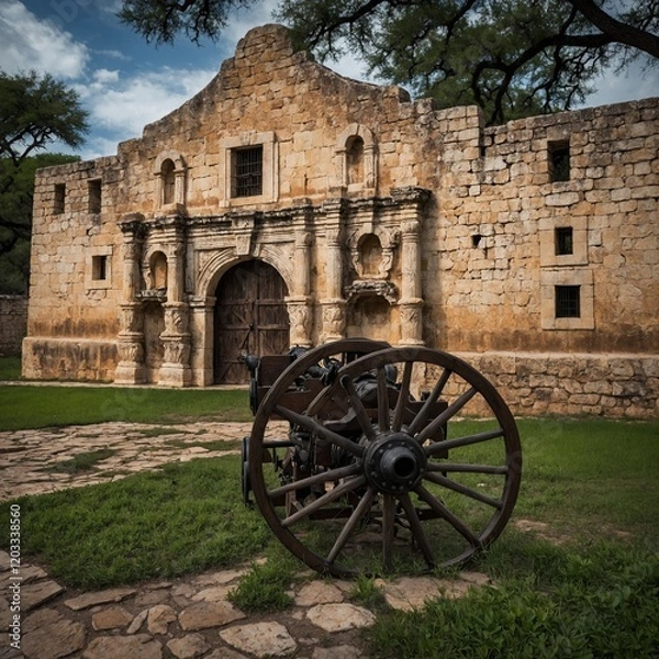 Fototapeta Explore the history of the Alamo in Texas.