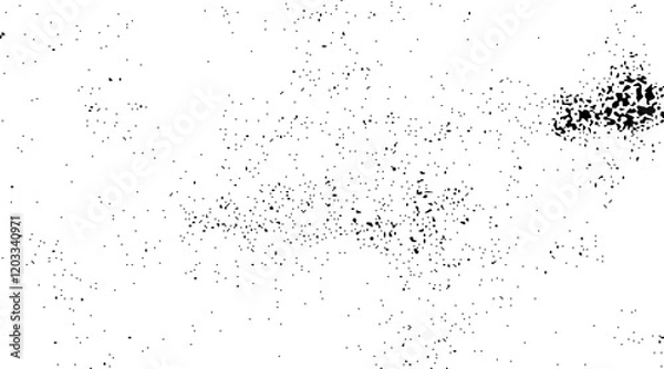 Obraz Abstract grunge texture design on a white background. Dirt texture for the background with stain and blood drop effect. Distressed texture background with black and white colors. Abstract dust texture