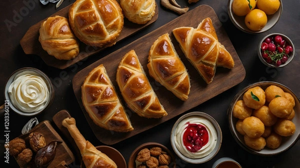 Obraz cookies with chocolate