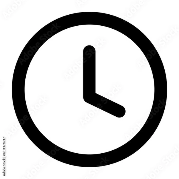 Obraz Time icon. Stopwatch timer icon isolated on transparent background